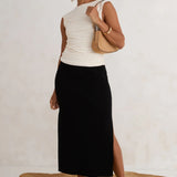 Ribbed Knit Skirt