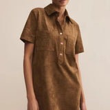 Sydney Suede Mini Dress