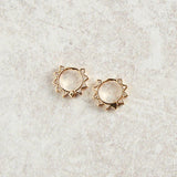 sunburst hinge earring