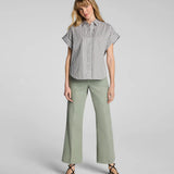 Poplin oversized button down