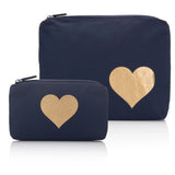 Small Navy w/Gold Heart Pack